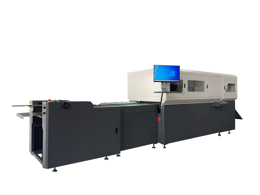 JetTouch S series Inkjet Spot UV Coater with cold foil